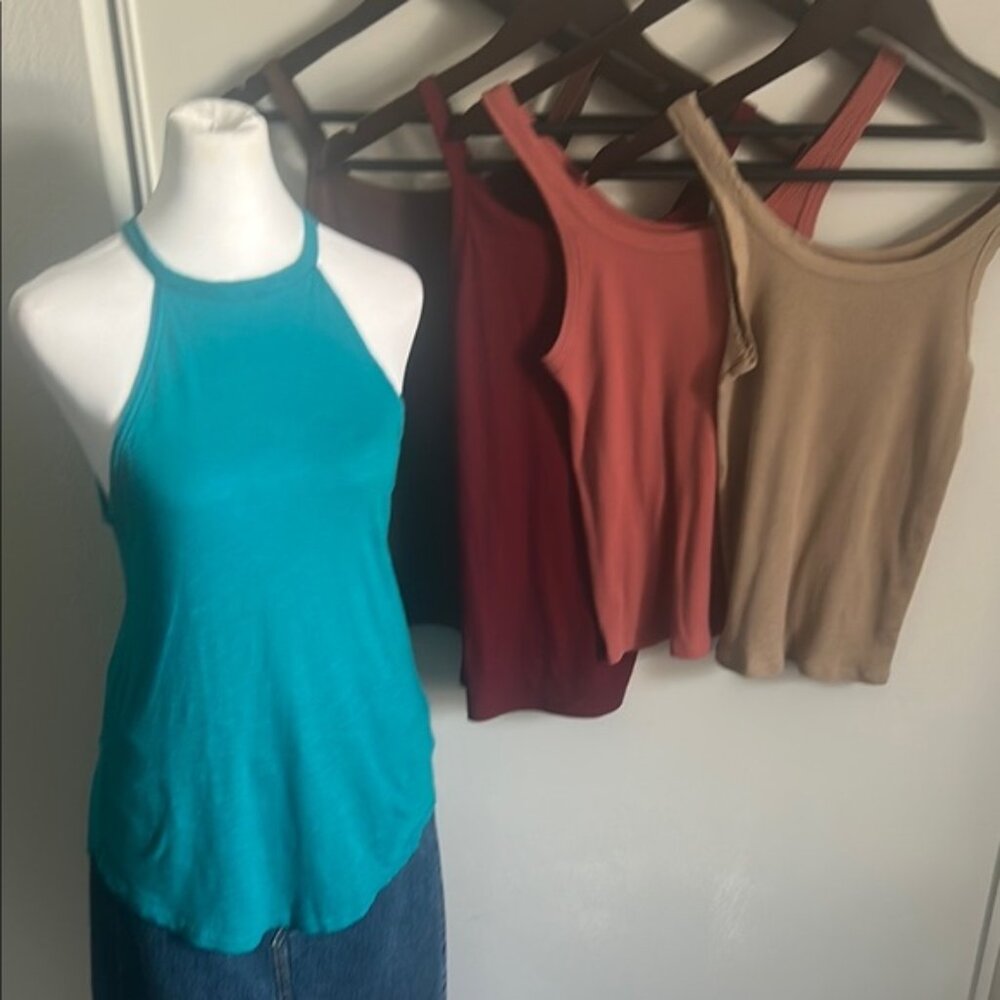 American Eagle Gap No Boundaries Women's Summer Tank Halter Top Bundle 5 Pieces